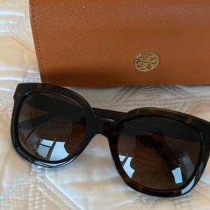 Tory Burch tortoise shell sunglasses